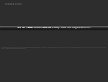 Tablet Screenshot of baset.com
